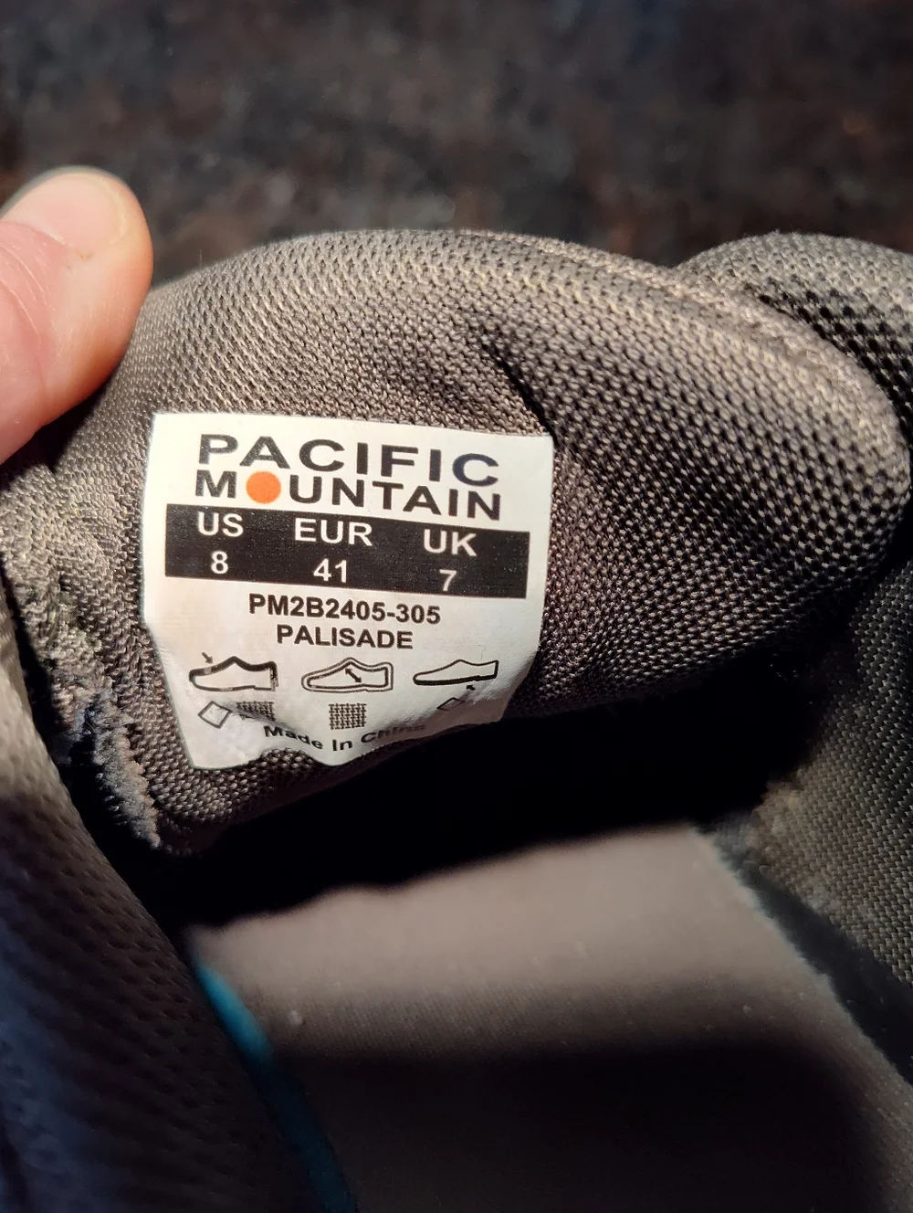 Pacific Mountain Men's Palisade Olive Green Athletic Trail Runner Shoes, 8